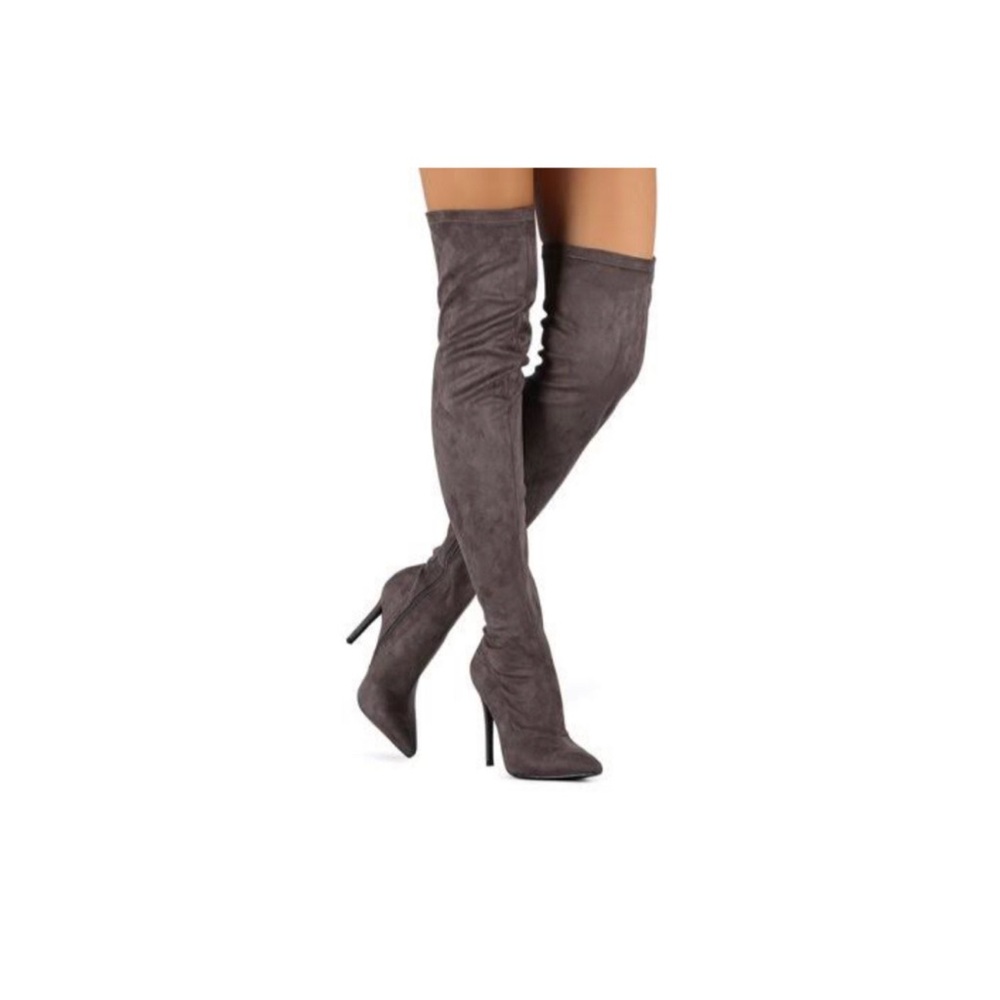 Women's Akira Over-the-Knee Boots - Gray